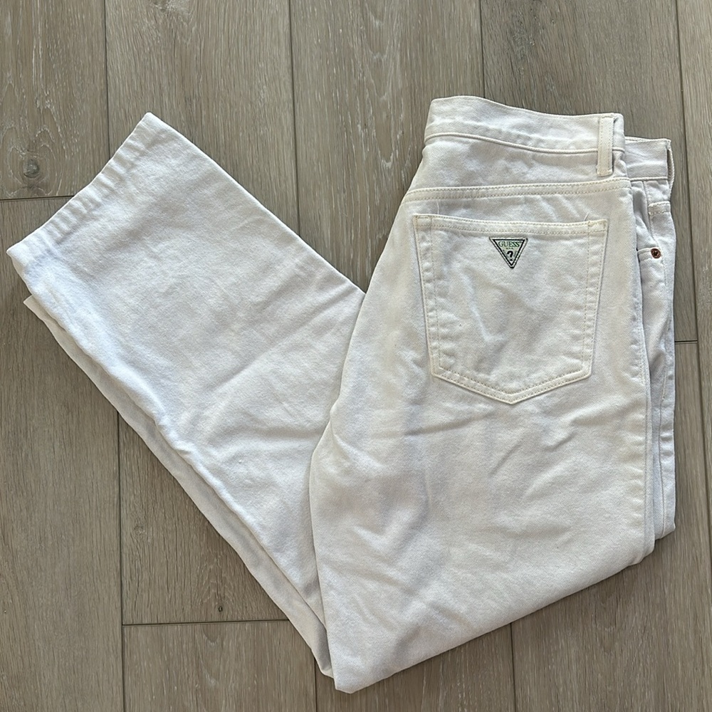 Vintage 90s Guess Jeans White Pants